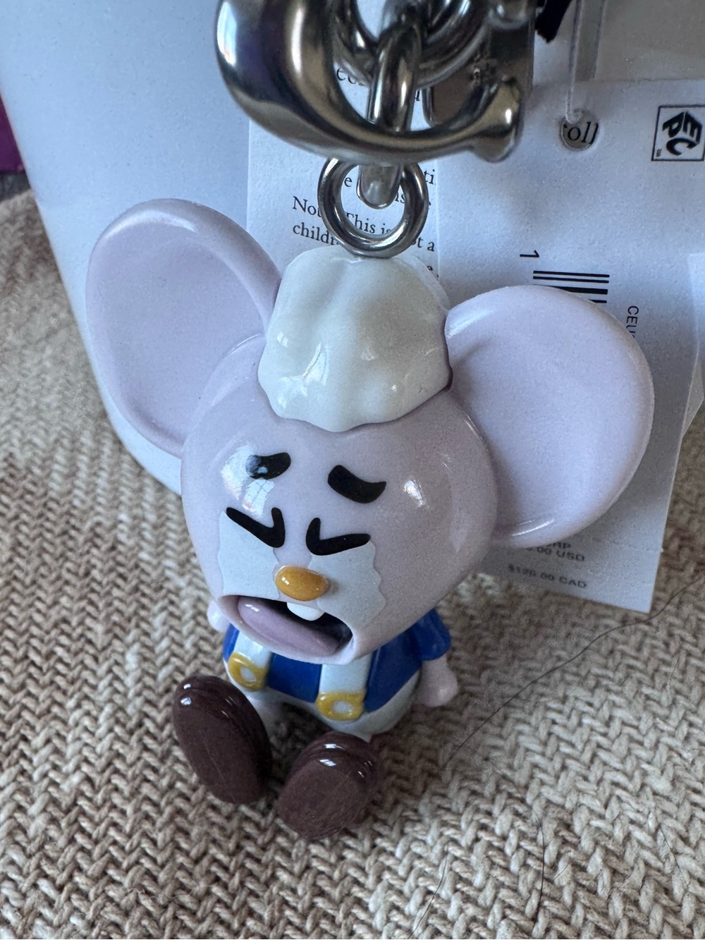 NEW Coach x Brain Dead KACHI Mouse Key Chain/ Purse Charm/ Collectable